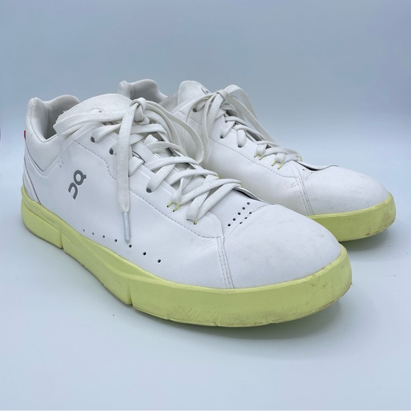 On Running The Roger Advantage Sneaker 11 White/Hay - Picture 2 of 16